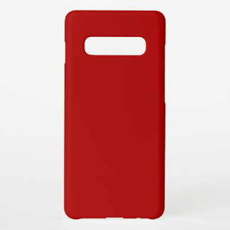 Coque Samsung Galaxy S10+ Boîtier de téléphone Samsung rouge profond