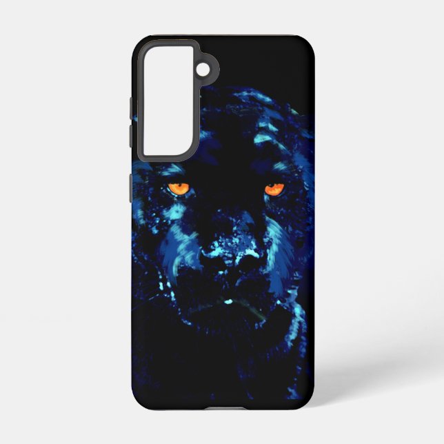 Coque Samsung Galaxy Boîtier de téléphone Samsung S-21 Panther (Verso)