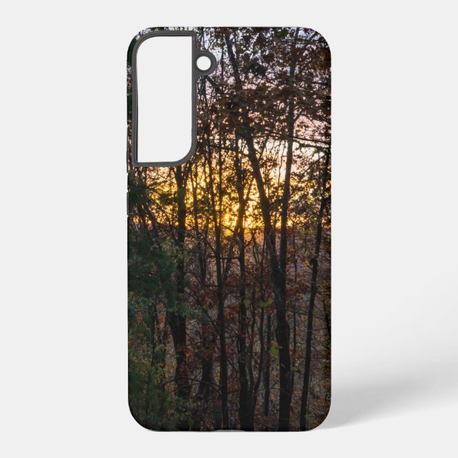 Coque Samsung Galaxy Boîtier de téléphone Samsung Woody Sunset (Verso)