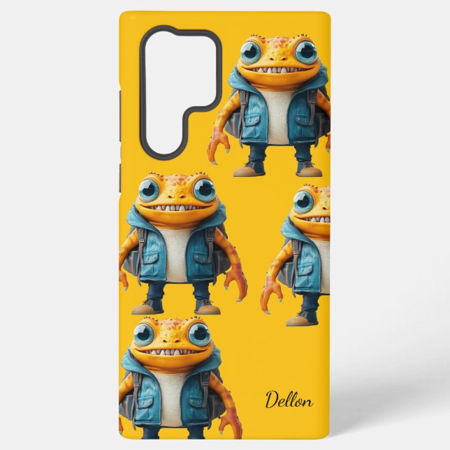 Coque Samsung Galaxy Boîtier jaune Samsung Galaxy S22 Ultra (Verso)
