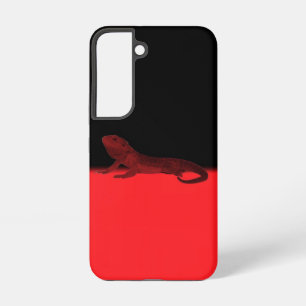 Coque Samsung Galaxy Boîtier téléphonique avec deux tons noir et rouge 