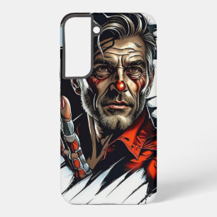 Coque Samsung Galaxy Boîtier téléphonique futuriste Clown Art