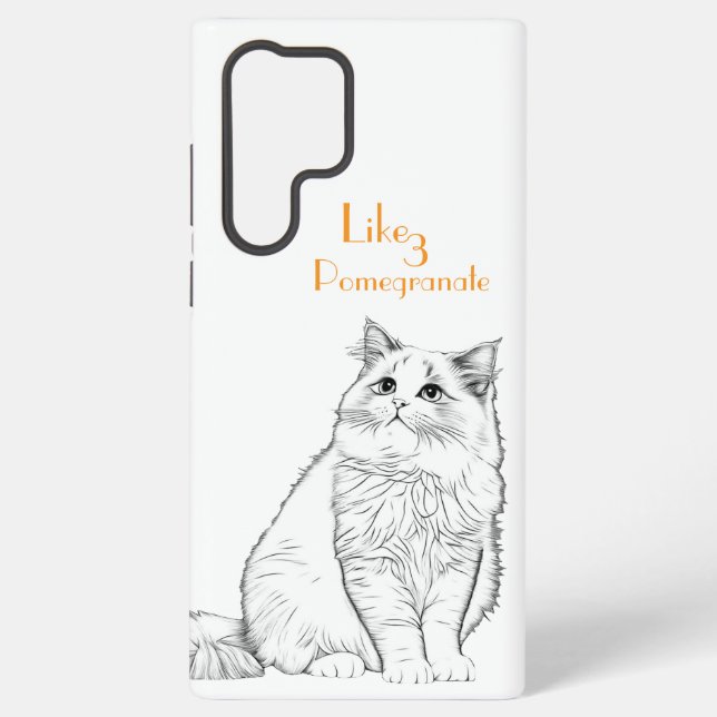 Coque Samsung Galaxy Boîtier téléphonique personnalisé avec animal de c (Verso)