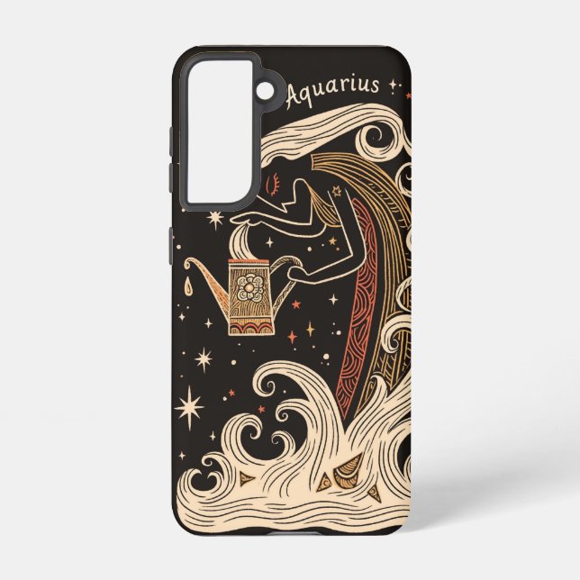 Coque Samsung Galaxy Boîtier téléphonique Samsung Aquarius Celestial Zo (Verso)