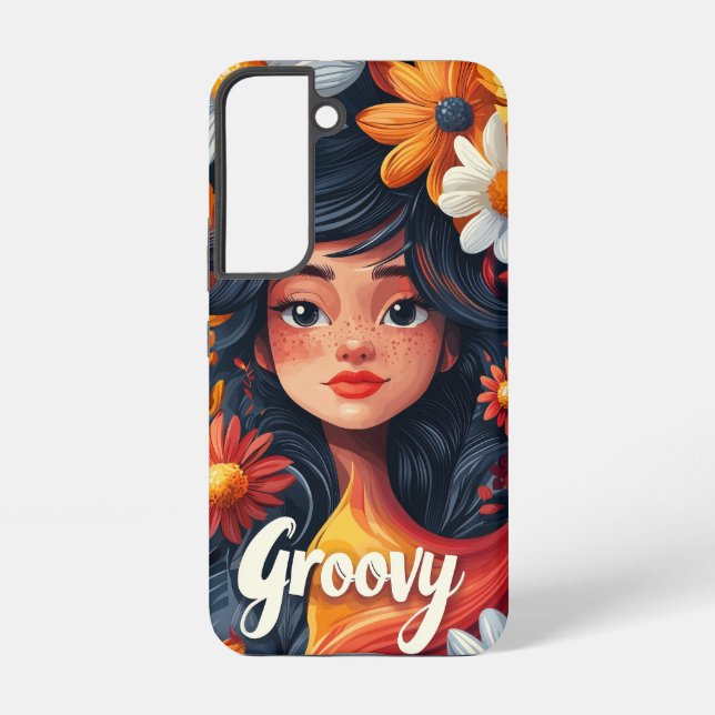 Coque Samsung Galaxy Boîtier téléphonique super Portrait pour fille (Verso)