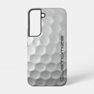 Coque Samsung Galaxy Boule de golf avec texte personnalisé