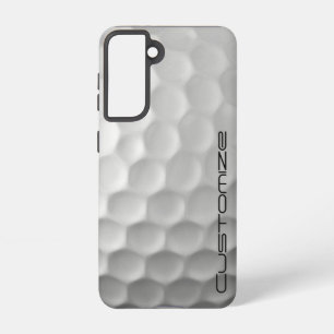 Coque Samsung Galaxy Boule de golf avec texte personnalisé