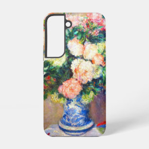 Coque Samsung Galaxy Bouquet de chrysanthèmes et un fan japonais