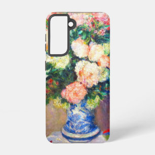 Coque Samsung Galaxy Bouquet de chrysanthèmes et un fan japonais