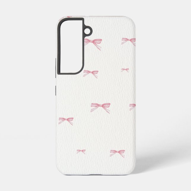 Coque Samsung Galaxy Bow rose Samsung (Verso)