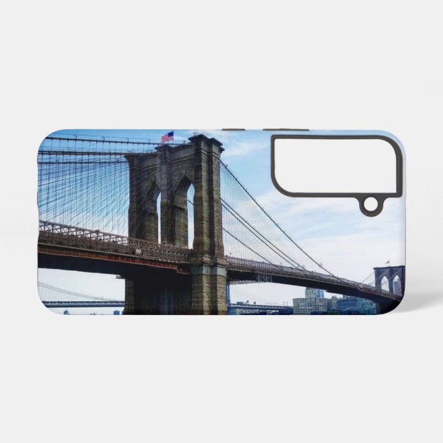 Coque Samsung Galaxy Brooklyn Bridge Phone Case (Verso Horizontal)