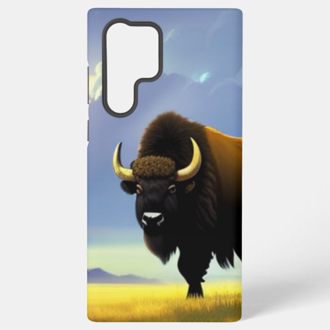 Coque Samsung Galaxy Buffalo Fields iPhone 13 Pro Slim Fit Coque, brill (Verso)