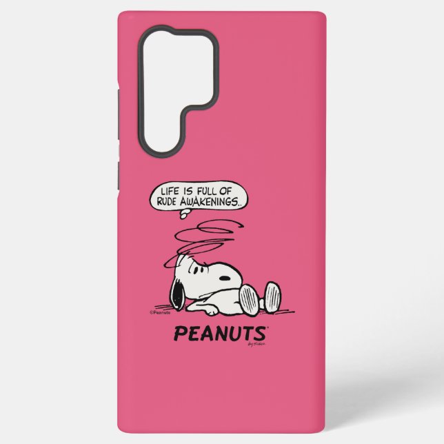 Coque Samsung Galaxy cacahuètes | La vie est pleine de Rude Awakenings (Verso)