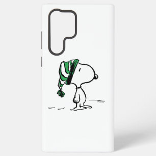 Coque Samsung Galaxy cacahuètes   Snoopy Green Casquette de neige