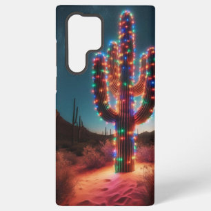 Coque Samsung Galaxy Cactus du désert du sud-ouest de Noël