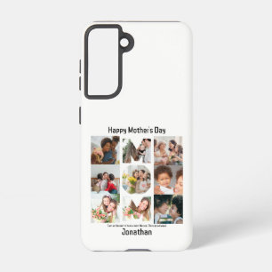 Coque Samsung Galaxy Cadeau personnalisé pour maman mère Fête 9 Photo C