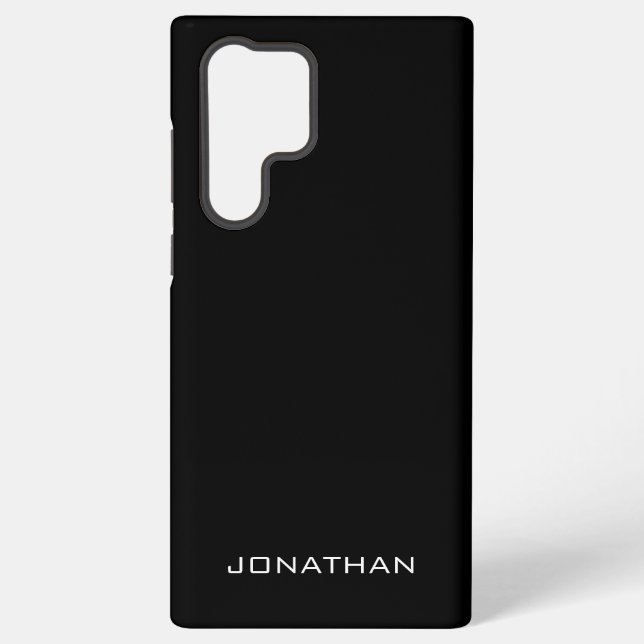 Coque Samsung Galaxy Cadeaux Élégant moderne Monogramme Nom Meilleur te (Verso)