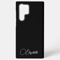 Cadeaux Moderne Monogramme Type Nom Noir