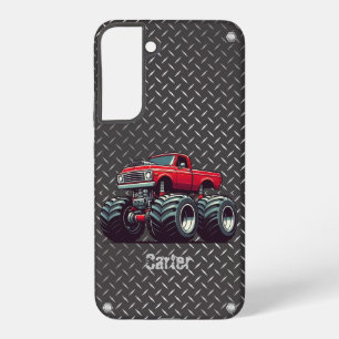 Coque Samsung Galaxy Camion monstre rouge
