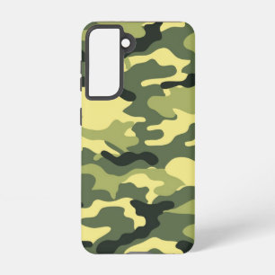 Coque Samsung Galaxy Camping Chasse Camouflage vert