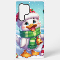 Canard de Noël coloré mignon