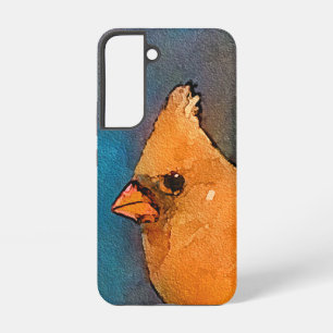 Coque Samsung Galaxy Cardinals on the Fence Painting - Art original