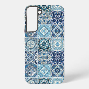 Coque Samsung Galaxy Carrelage méditerranéen, Portugais, Azulejo, Majol