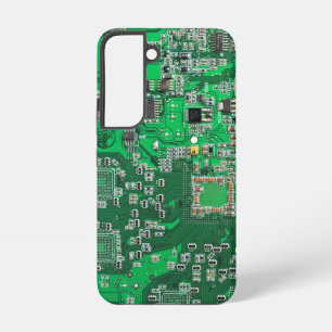 Coque Samsung Galaxy Carte circuit imprimé circuit vert PCB