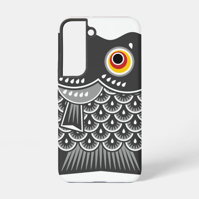 Coque Samsung Galaxy Cascade de poisson japonais Koinobori (Verso)