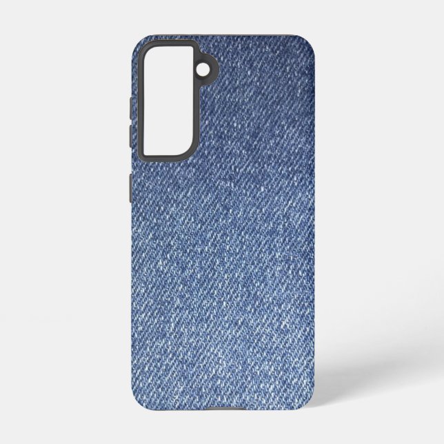 Coque Samsung Galaxy Casque téléphonique Blue Jean (Verso)
