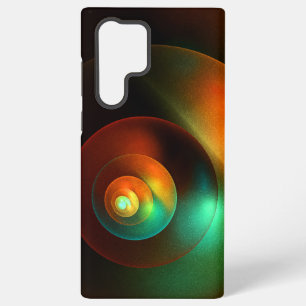 Coque Samsung Galaxy Cercles Colorés Moderne Motif d'Art Abstrait #18