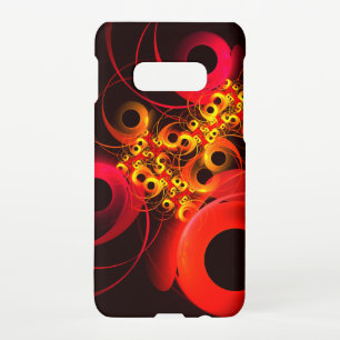 Coque Samsung Galaxy S10E Cercles colorés Motif d'art Abstrait moderne #08
