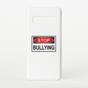 Coque Samsung Galaxy S10 Cesser le signe d'intimidation rouge