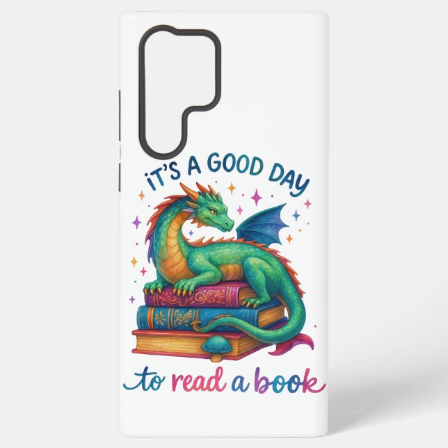Coque Samsung Galaxy C'est une bonne journée pour lire un livre (Verso)