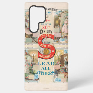 Coque Samsung Galaxy Chanteur vintage - Machine à coudre et