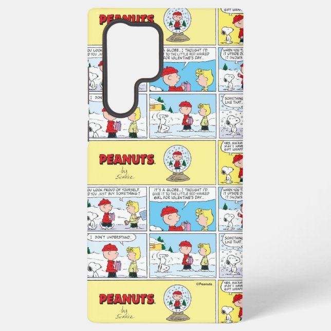 Coque Samsung Galaxy Charlie Brown | Boule à neige (Verso)