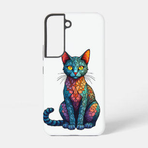 Coque Samsung Galaxy Chat en vitrail multicolore 784