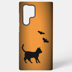 Coque Samsung Galaxy Chat noir avec chauve-souris