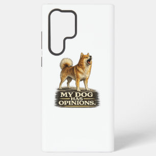 Coque Samsung Galaxy Chemise Spitz Finlandais – Mon chien a des opinion