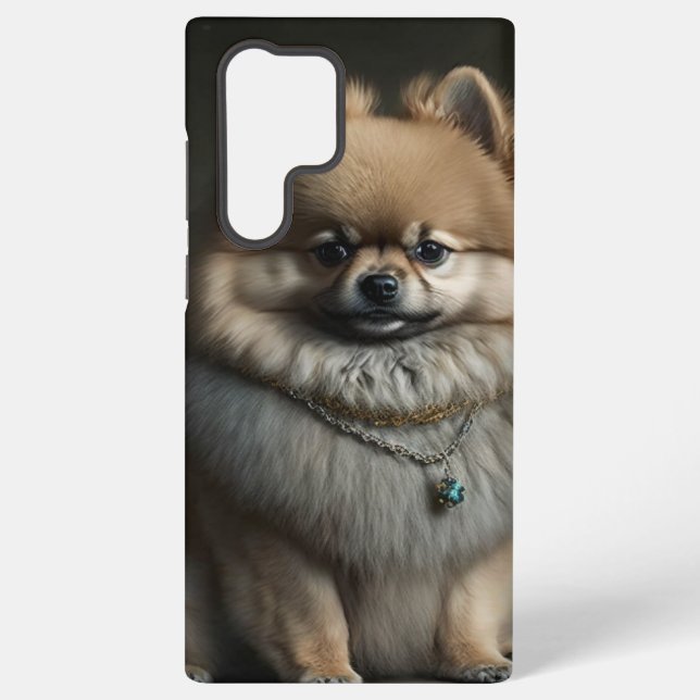 Coque Samsung Galaxy Chien de Poméranie - Boîtier de téléphone Samsung (Verso)