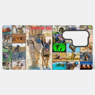 COQUE SAMSUNG GALAXY CHIEN DE TRAVAIL MILITAIRE AMÉRICAIN