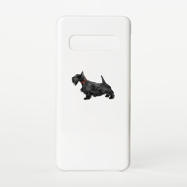 Coque Samsung Galaxy Chien écossais de Terrier (Dos)