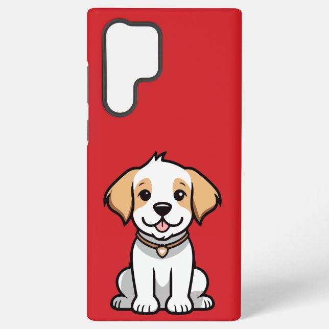 Coque Samsung Galaxy Chien mignon de Samsung S23 ULTRA COQUES (Verso)