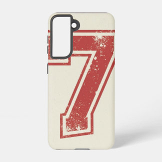 Coque Samsung Galaxy chiffre porte-bonheur sept