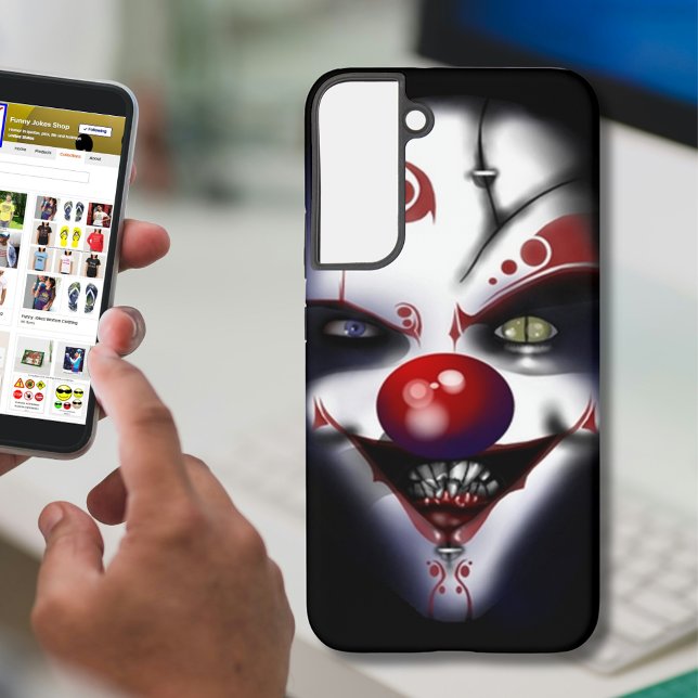 Coque Samsung Galaxy Chirurgien de remplacement drôle et effrayant Clow (Funny & Scary Replacement Surgeon Evil Clown Samsung Galaxy Case)