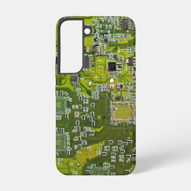Coque Samsung Galaxy Circuit imprimé circuit imprimé circuit vert circu (Verso)
