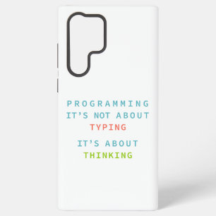 Coque Samsung Galaxy Citation de développeur de code de logique de prog