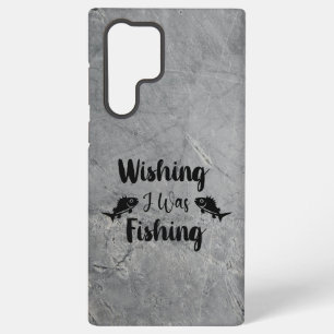 Coque Samsung Galaxy Citation drôle souhaitant que je pêche