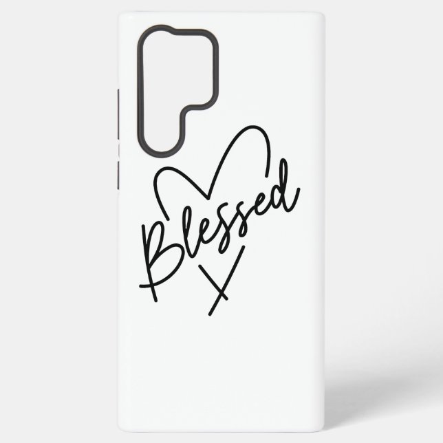 Coque Samsung Galaxy Citation Gratitude manuscrite (Verso)