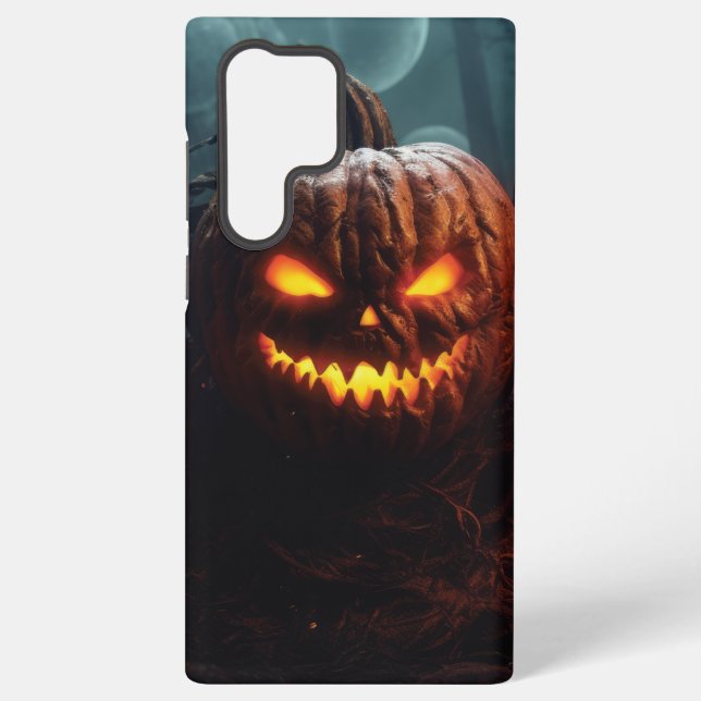 Coque Samsung Galaxy Citrouille mal (Verso)